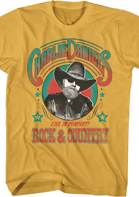 Live In Concert Charlie Daniels T-Shirt - main product image