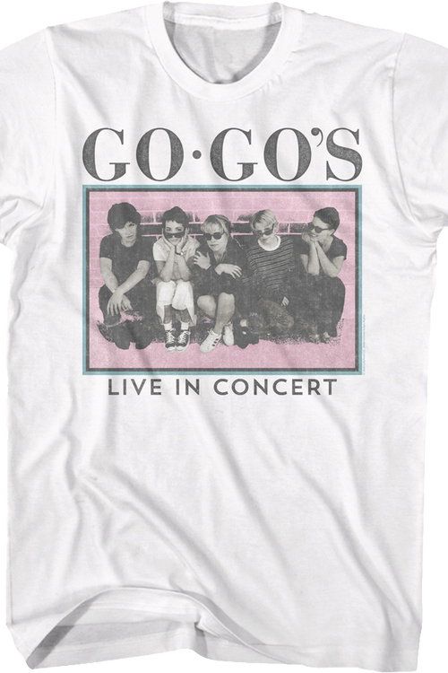 Live In Concert Go-Go's T-Shirt