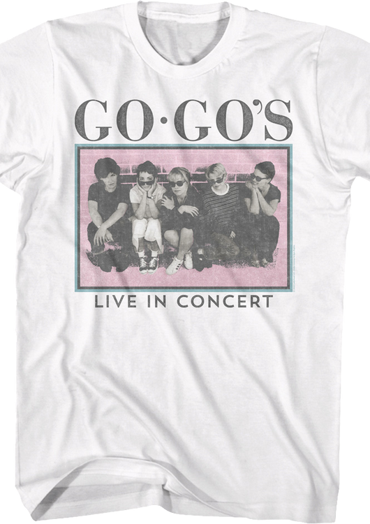Live In Concert Go-Go's T-Shirt - main product image