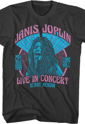 Live In Concert Janis Joplin T-Shirt