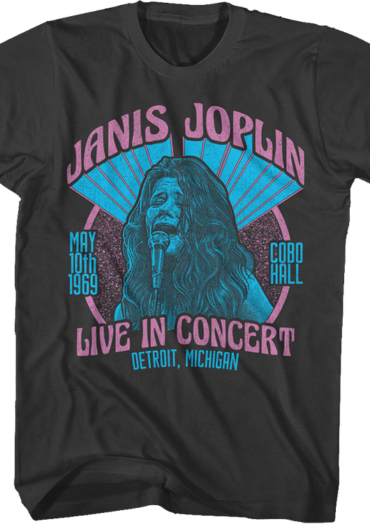Live In Concert Janis Joplin T-Shirt - main product image