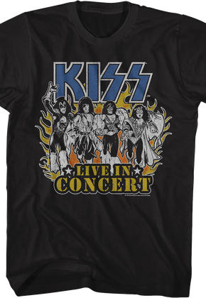Live In Concert KISS T-Shirt