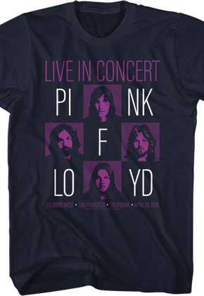 Live In Concert Pink Floyd T-Shirt