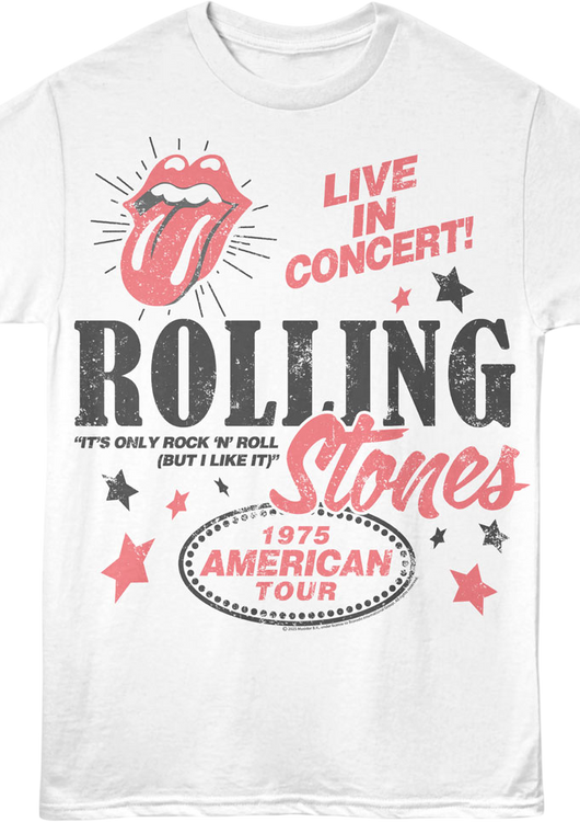 Live In Concert Rolling Stones T-Shirt - main product image