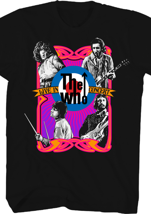 Live In Concert The Who T-Shirt - main product image