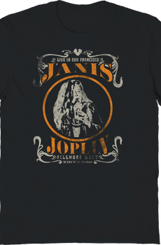 Live In San Francisco Janis Joplin T-Shirt