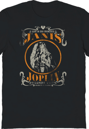 Live In San Francisco Janis Joplin T-Shirt