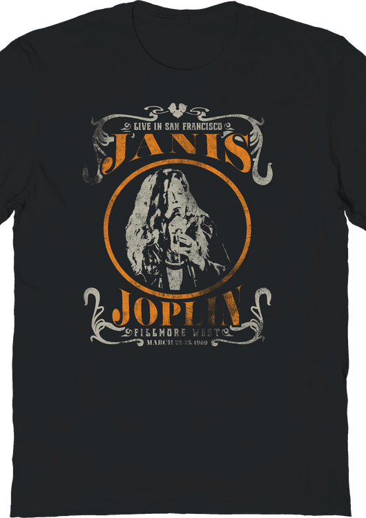 Live In San Francisco Janis Joplin T-Shirt - main product image