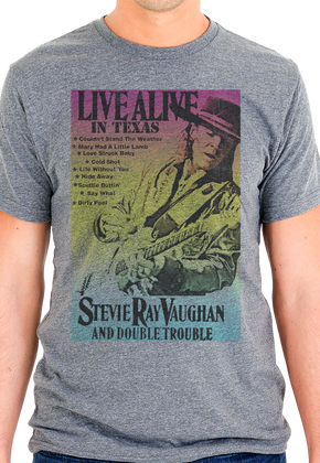 Live In Texas Stevie Ray Vaughan T-Shirt