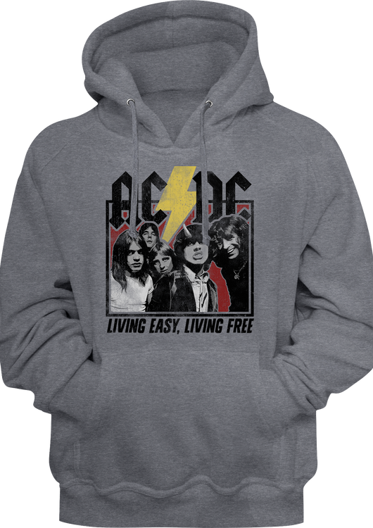 Living Easy Living Free ACDC Hoodie - main product image