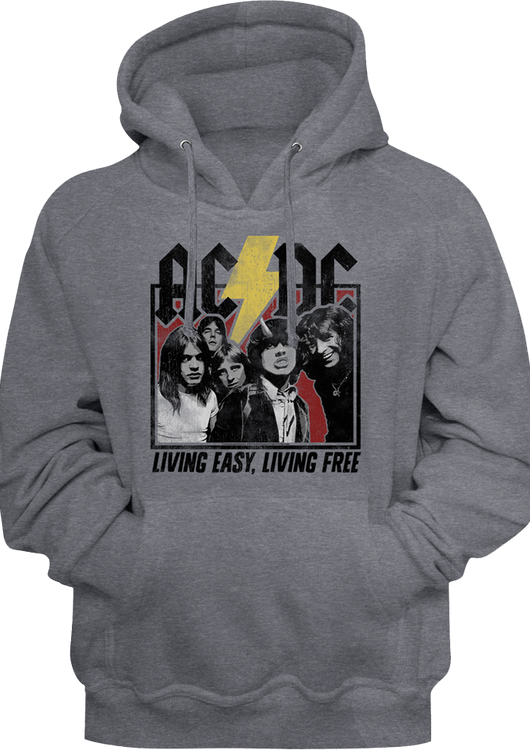 Living Easy Living Free ACDC Hoodie - main product image