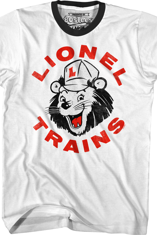 Lenny The Lion Lionel Trains Ringer Shirtmain product image