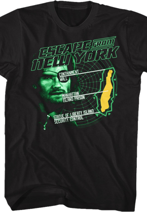 Manhattan Island Prison Escape From New York T-Shirt