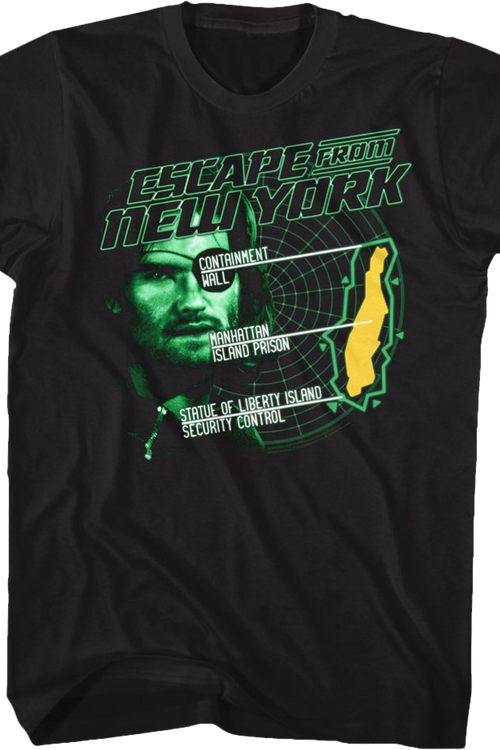 Manhattan Island Prison Escape From New York T-Shirtmain product image