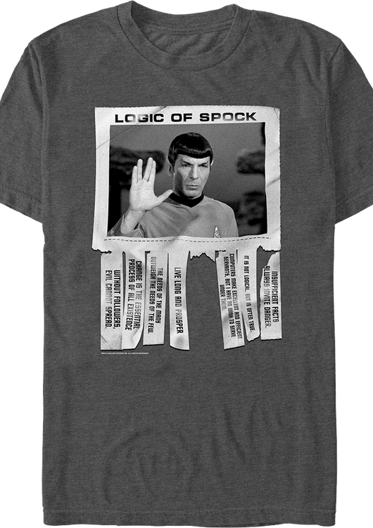 Logic Of Spock Star Trek T-Shirt - main product image