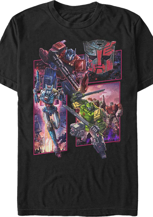 Logo And Autobots Transformers T-Shirt - main product image