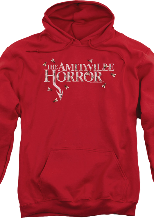 Logo And Flies Amityville Horror Hoodie - main product image