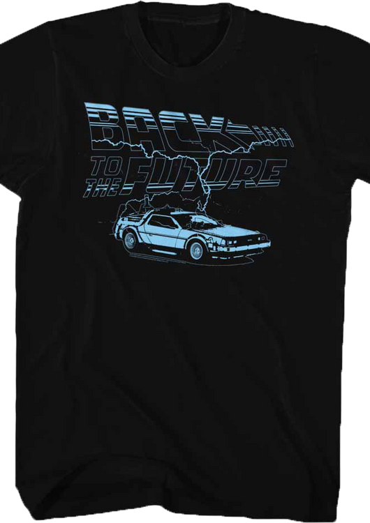 Logo and Lightning Back To The Future T-Shirt - main product image