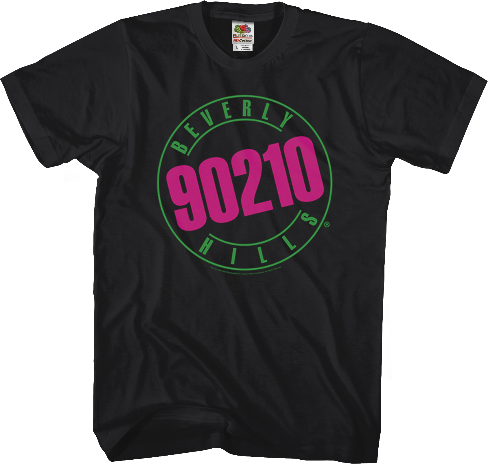 Logo Beverly Hills 90210 T-Shirt: Beverly Hills 90210 Mens T-Shirt