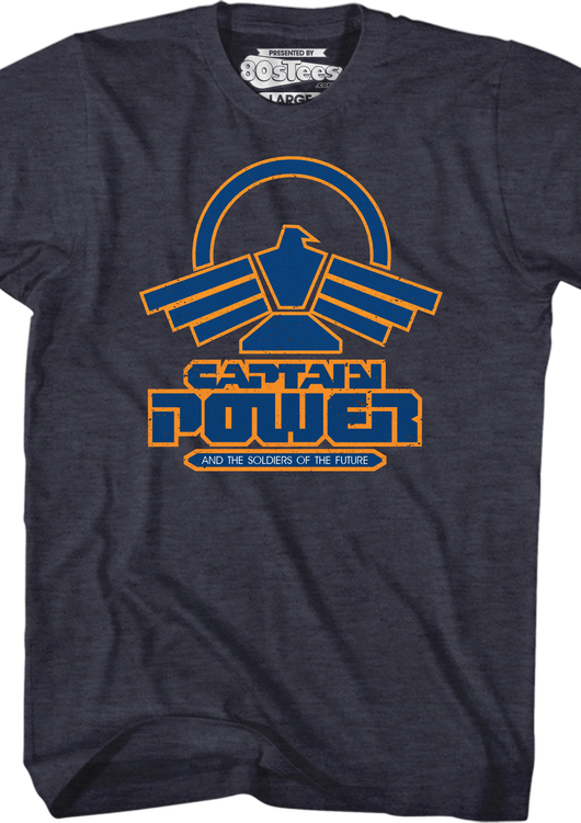 Logo Captain Power and the Soldiers of the Future T-Shirt - main product image