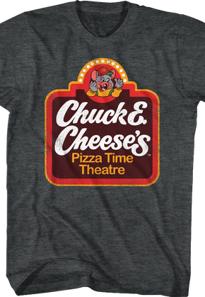 Logo Chuck E. Cheese's Pizza Time Theatre T-Shirt