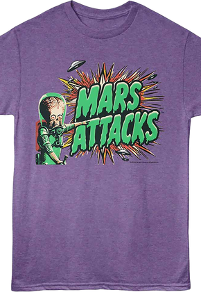 Logo Explosion Mars Attacks T-Shirt
