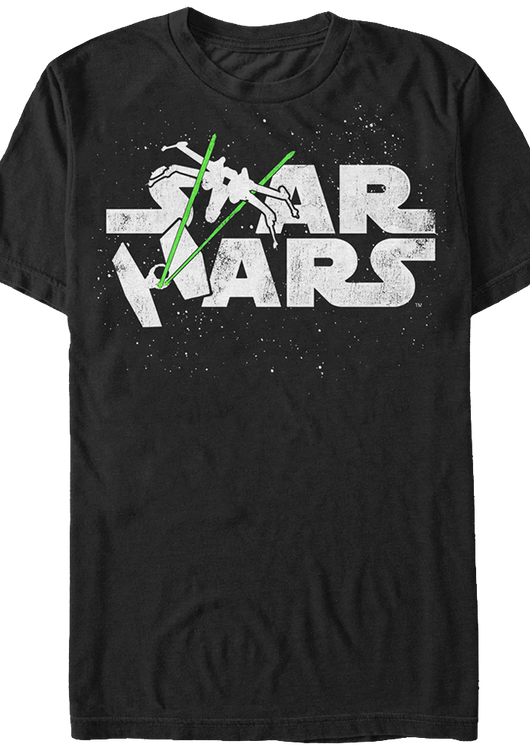 Logo In A Galaxy Far Away Star Wars T-Shirt - main product image