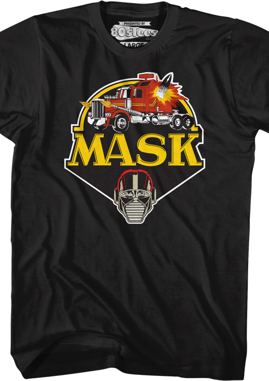 Retro Logo MASK T-Shirt - main product image