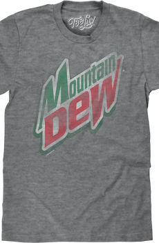 Vintage Distressed Logo Mountain Dew T-Shirt