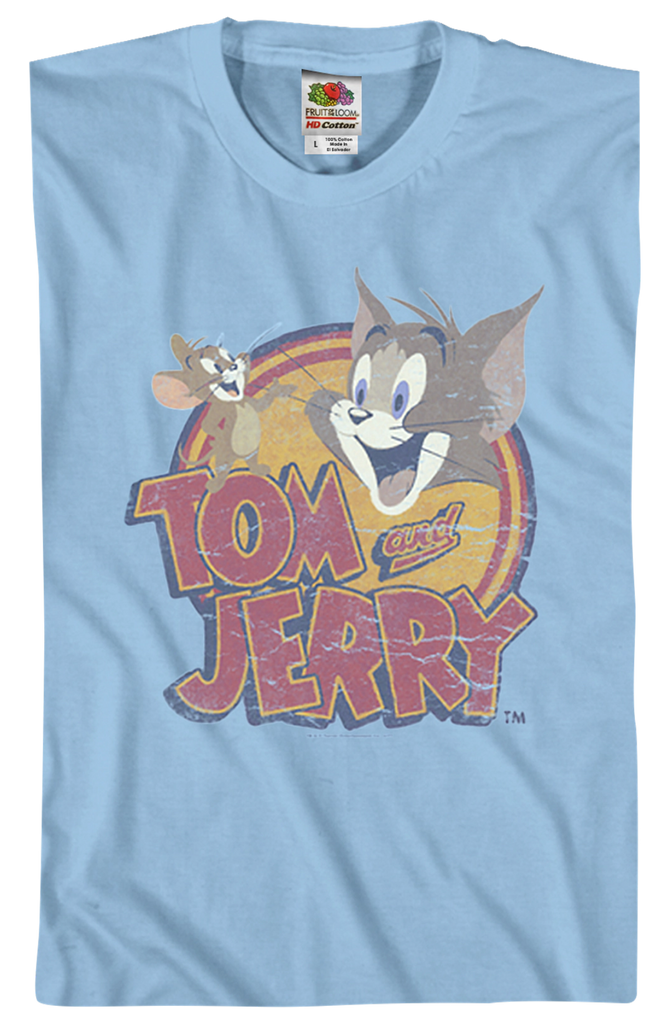 Tom and Jerry Kid Girl 100% Cotton Ball Print Short-sleeve Tee