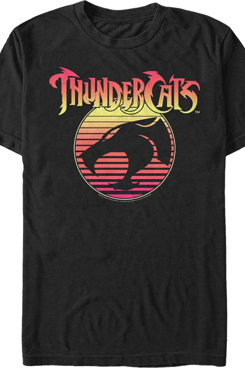 Logo With Sunset Blinds ThunderCats T-Shirtmain product image