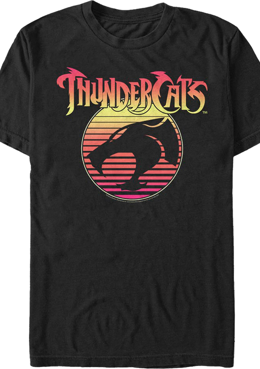 Logo With Sunset Blinds ThunderCats T-Shirt - main product image