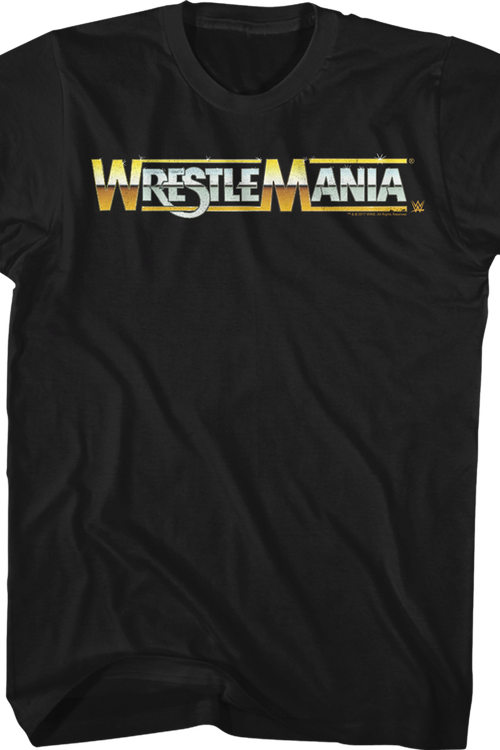 Vintage Logo WrestleMania T-Shirtmain product image