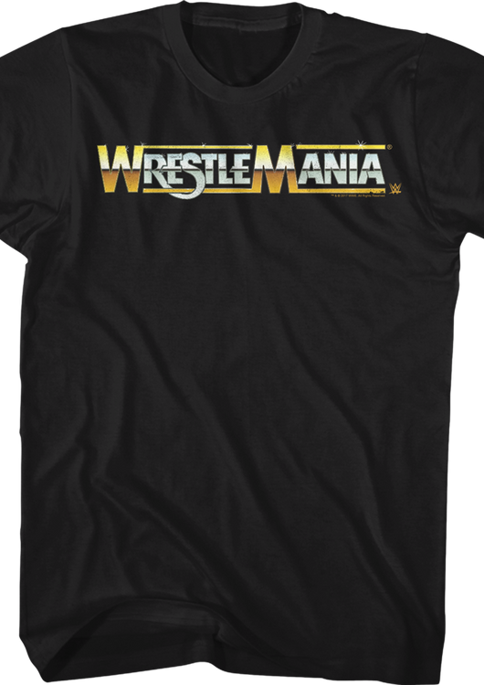 Vintage Logo WrestleMania T-Shirt - main product image