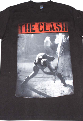 Black London Calling The Clash T-Shirt