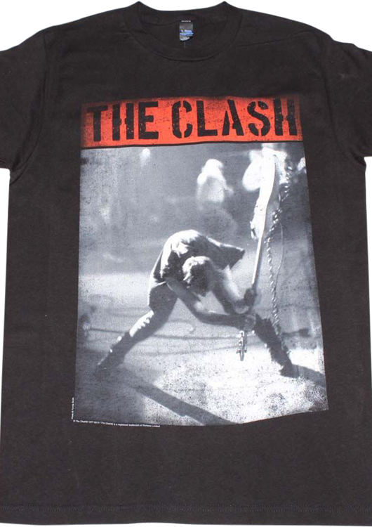 Black London Calling The Clash T-Shirt - main product image