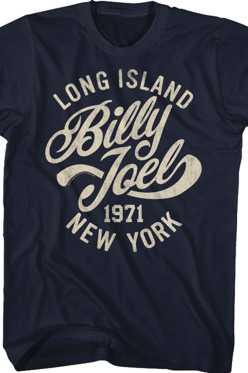 Long Island 1971 Billy Joel T-Shirt - main product image