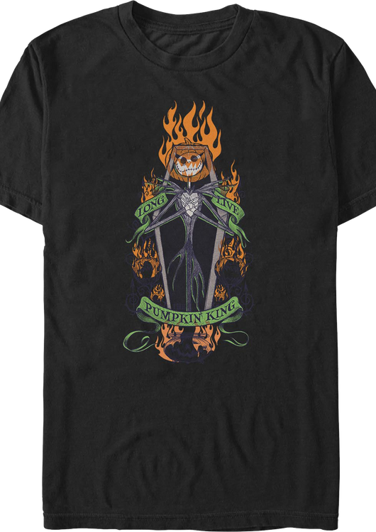 Long Live Pumpkin King Nightmare Before Christmas T-Shirt - main product image