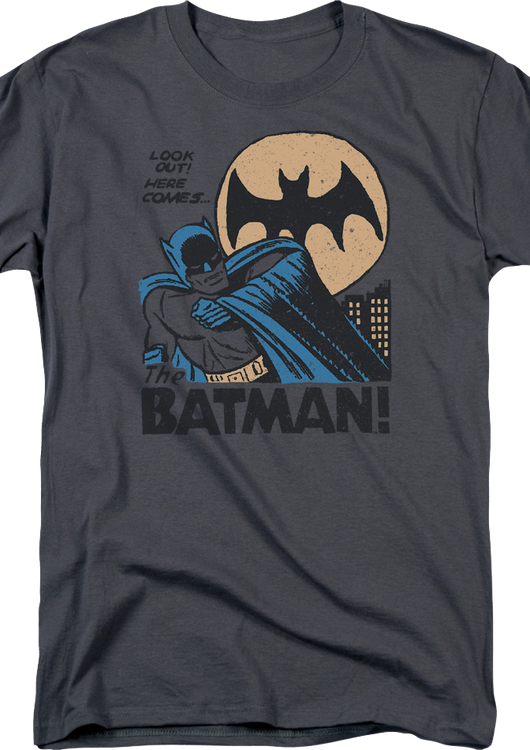 Look Out Here Comes Batman DC Comics T-Shirt - main product image
