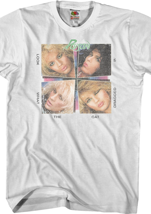 Look What The Cat Dragged In Album Cover Poison T-Shirt - main product image