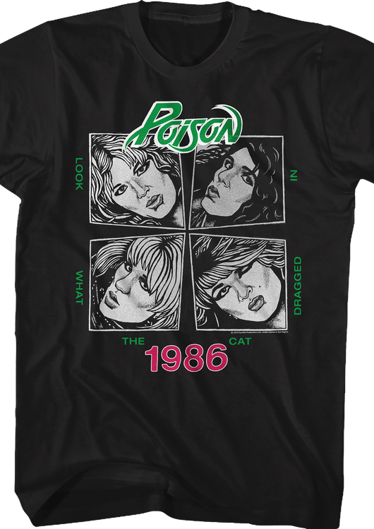 Look What The Cat Dragged In Sketch Poison T-Shirt - main product image