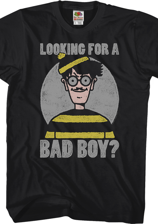 Looking For A Bad Boy Where's Waldo T-Shirt - main product image