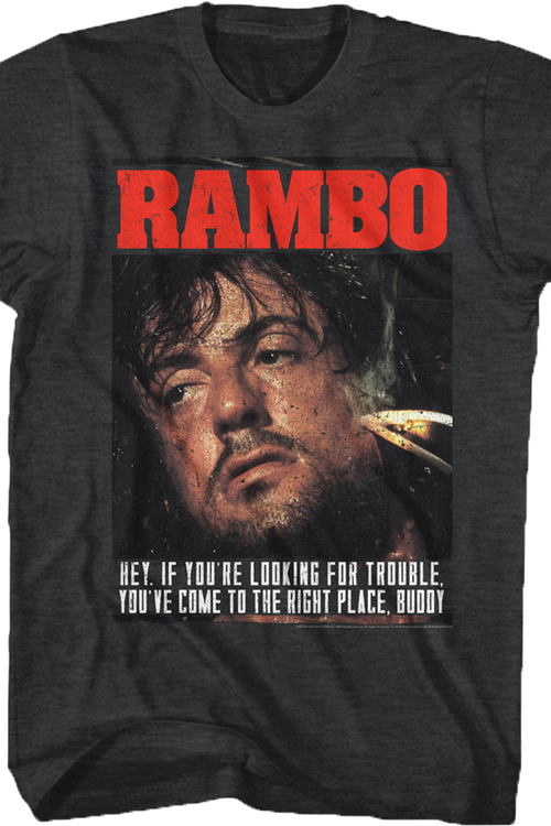 Looking For Trouble Rambo T-Shirtmain product image