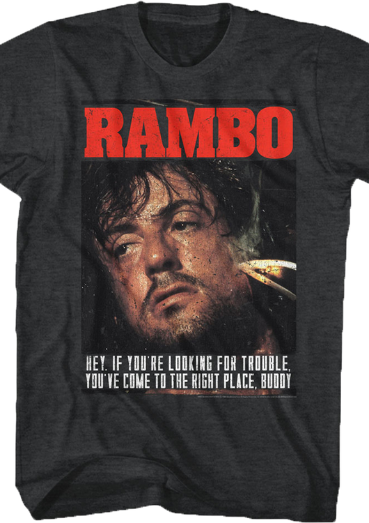Looking For Trouble Rambo T-Shirt - main product image