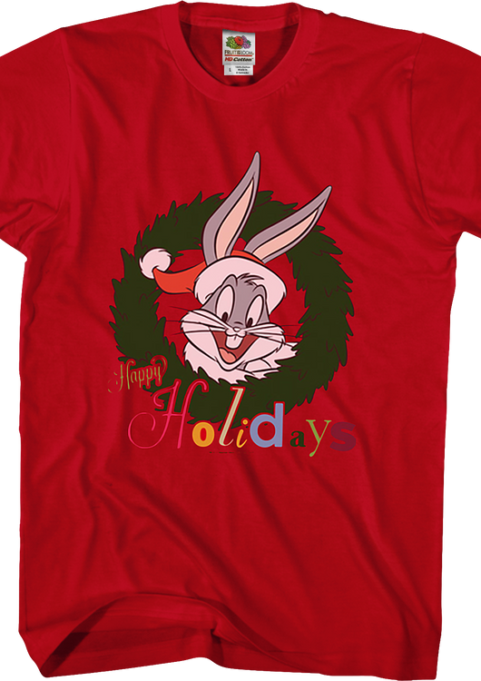 Looney Tunes Christmas Bugs Bunny T-Shirt - main product image
