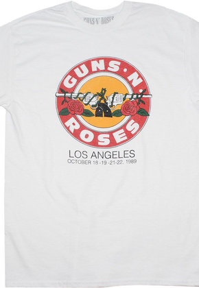 Rockline Los Angeles 1989 Guns N' Roses T-Shirt