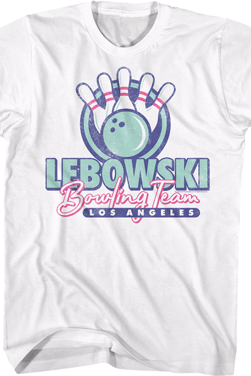 Los Angeles Bowling Team Big Lebowski T-Shirtmain product image