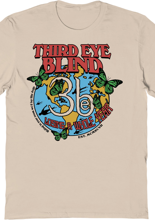 Losing A Whole Year Third Eye Blind T-Shirt - main product image