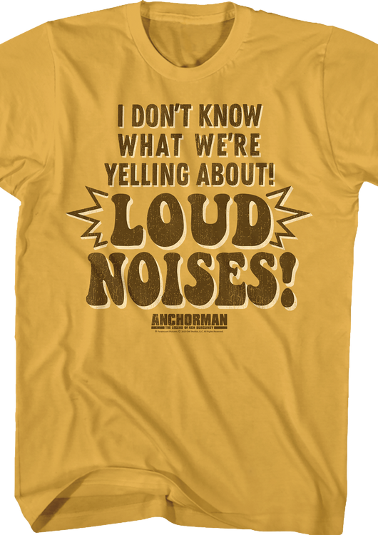 Loud Noises Anchorman T-Shirt - main product image