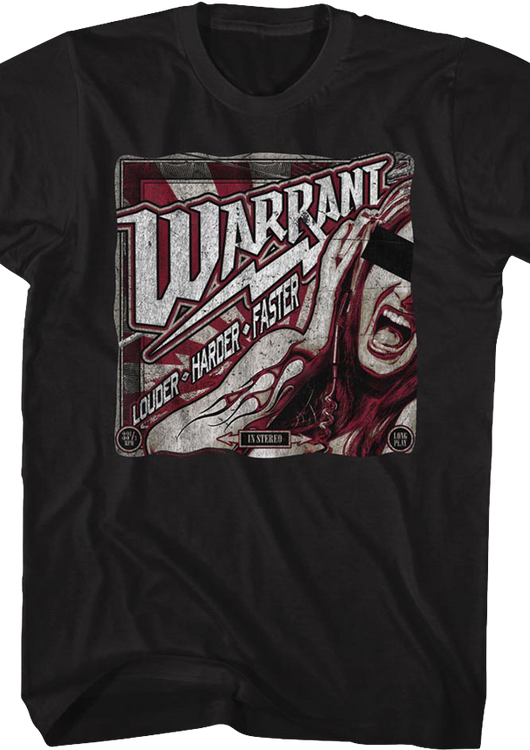 Louder Harder Faster Warrant T-Shirt - main product image